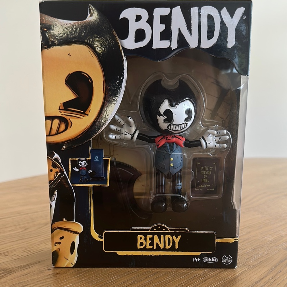 Bendy Action Figure with Red Bow Tie